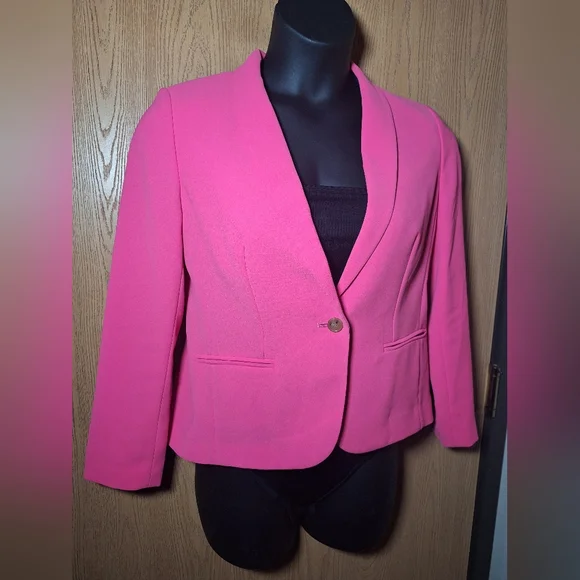 LOFT Vibrant Pink Blazer - Picture 3 of 6